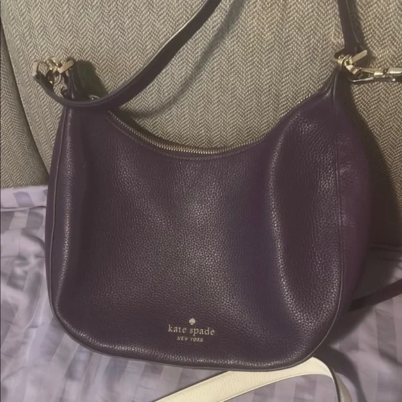 kate spade | Bags | Kate Spade Purple Shoulder Bag With Gold  display picture 2